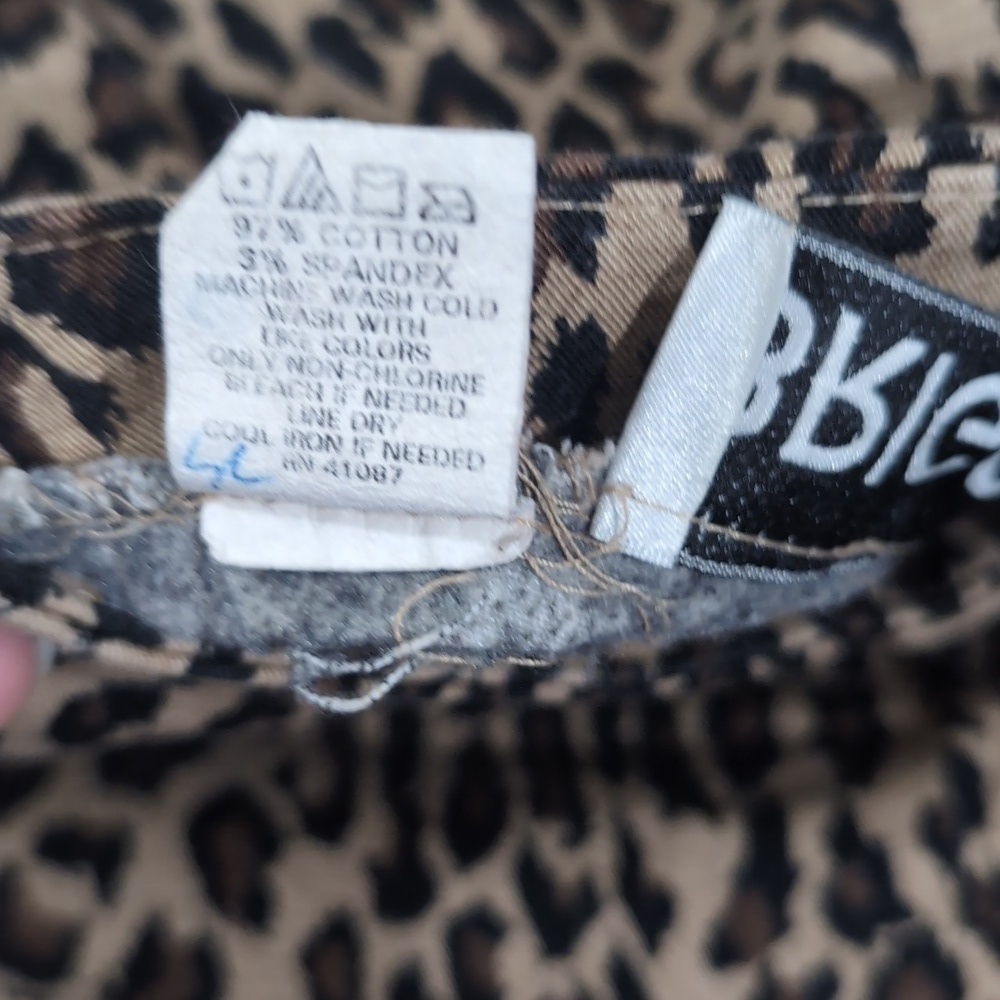 Briggs Leopard Print Cotton Mini Skirt - Picture 3 of 6